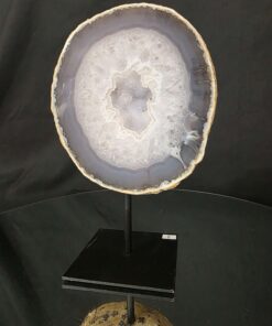 Premium Agate Geode on Stand 8 – 2.071g - H21xW14xD8cm - Image 7