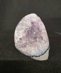 Alternative view of Premium High Grade Amethyst Angel Aura Druzy 261 Mini Geode Cluster Piece Cut Base 585g H8xW8xD7.5cm