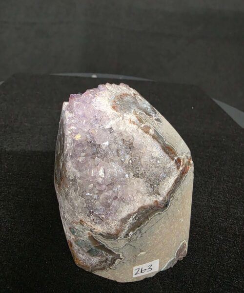 Premium High Grade Amethyst Angel Aura Druzy 263 Mini Geode Cluster Piece Cut Base 502g H8.5xW6.5xD7.5cm - Image 11