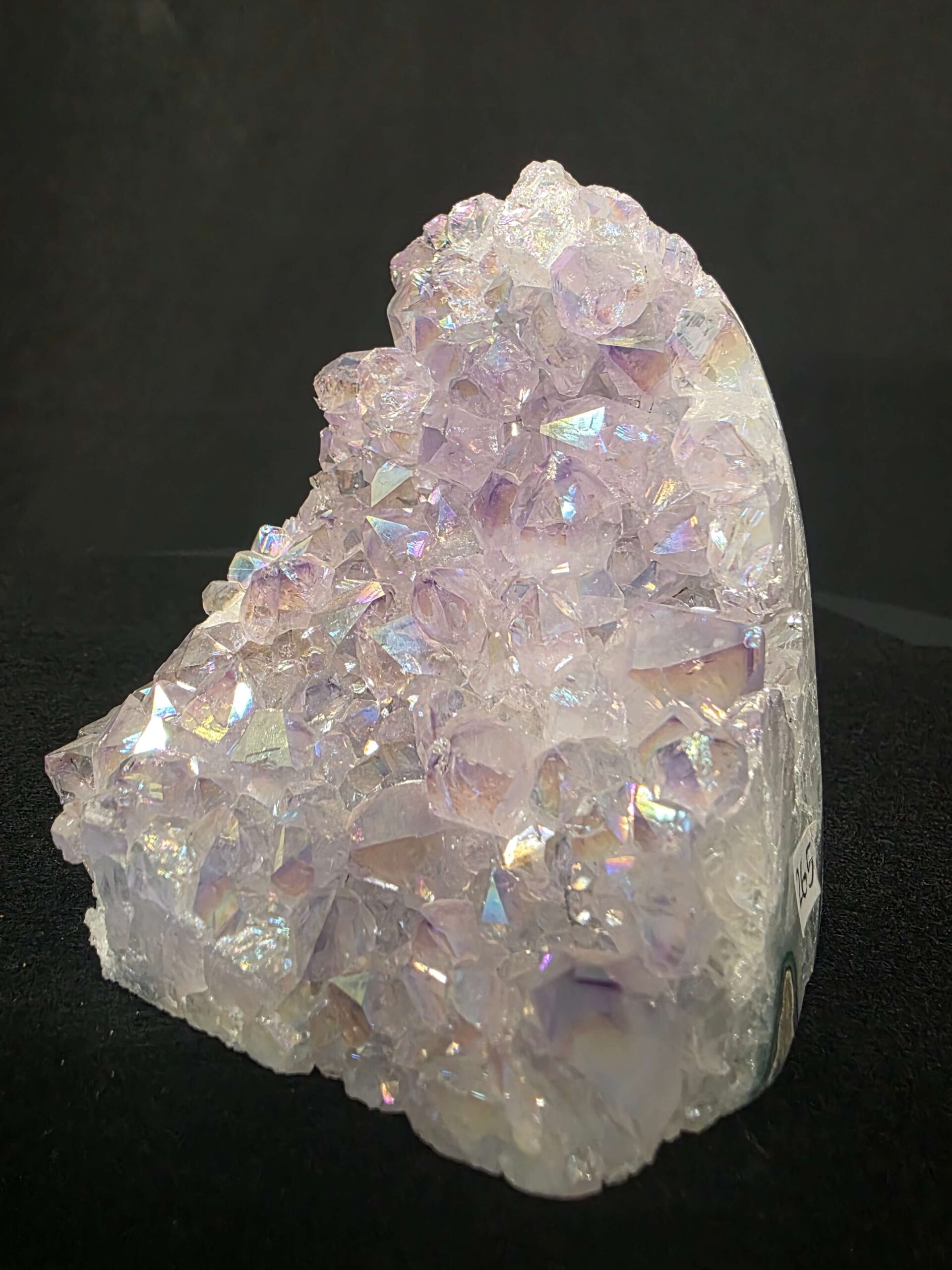 Premium High Grade Amethyst Angel Aura Druzy 265 Mini Geode Cluster Piece Cut Base 621g H9xW8xD8cm - Image 6
