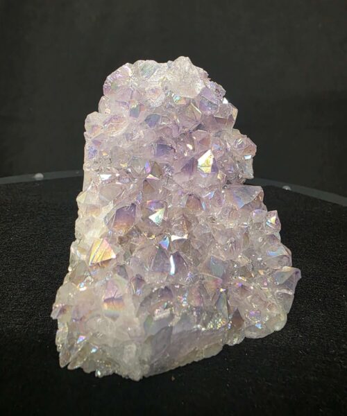 Premium High Grade Amethyst Angel Aura Druzy 265 Mini Geode Cluster Piece Cut Base 621g H9xW8xD8cm - Image 10