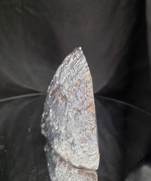 Blue Agate Silver Edge Microcrystalline Quartz Premium Bookends 3 Ornament Handpicked Size 1.659kg H13xW21xD5cm - Image 4
