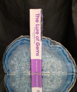 Blue Agate Silver Edge Microcrystalline Quartz Premium Bookends 3 Ornament Handpicked Size 1.659kg H13xW21xD5cm - Image 5