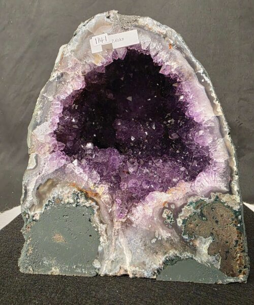 Alternative view of Amethyst Crystal Geode 1141 Premium Queen Grade 7.69kg H22xW19xD14cm