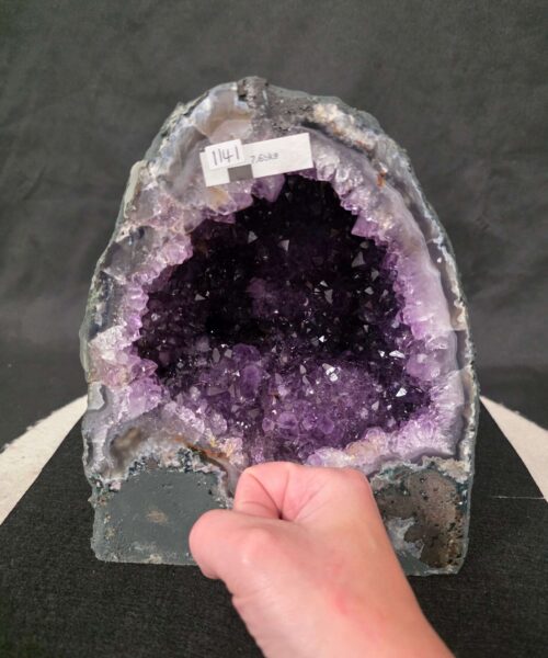 Amethyst Crystal Geode 1141 Premium Queen Grade 7.69kg H22xW19xD14cm - Image 6