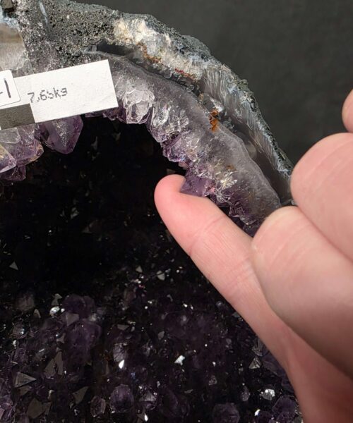 Amethyst Crystal Geode 1141 Premium Queen Grade 7.69kg H22xW19xD14cm - Image 9