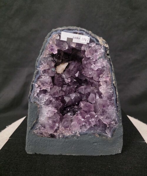 Alternative view of Amethyst Crystal Geode 1142 Premium Queen Grade 6.6kg H23xW19xD13cm