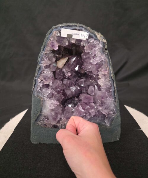 Amethyst Crystal Geode 1142 Premium Queen Grade 6.6kg H23xW19xD13cm - Image 6