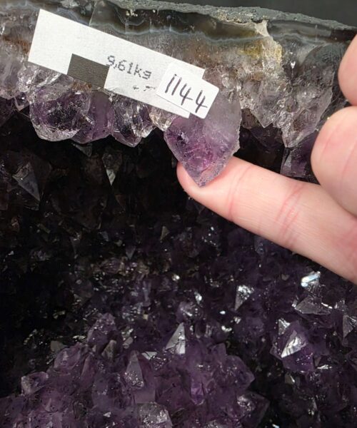 Amethyst Crystal Geode 1144 Premium Queen Grade 9.61kg H25xW25xD14cm - Image 8