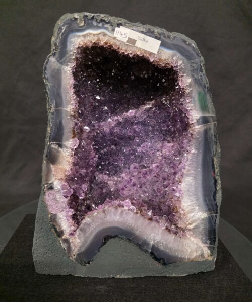 Alternative view of Amethyst Crystal Geode 1145 Premium Queen Grade 7.53kg H28xW21xD11cm