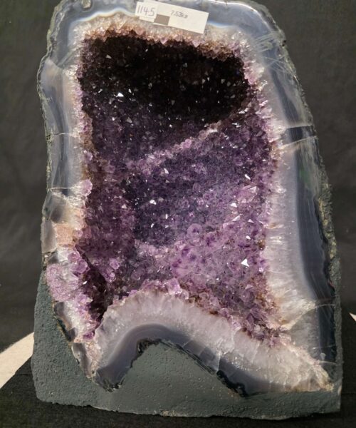 Amethyst Crystal Geode 1145 Premium Queen Grade 7.53kg H28xW21xD11cm - Image 9