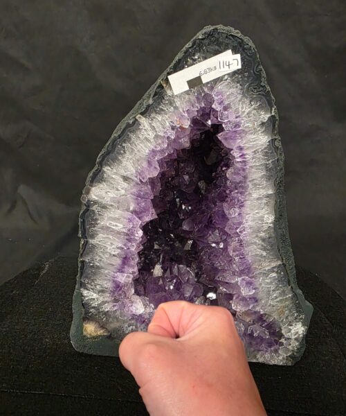 Alternative view of Amethyst Crystal Geode 1147 Premium Queen Grade 6.83kg H25xW19xD15cm