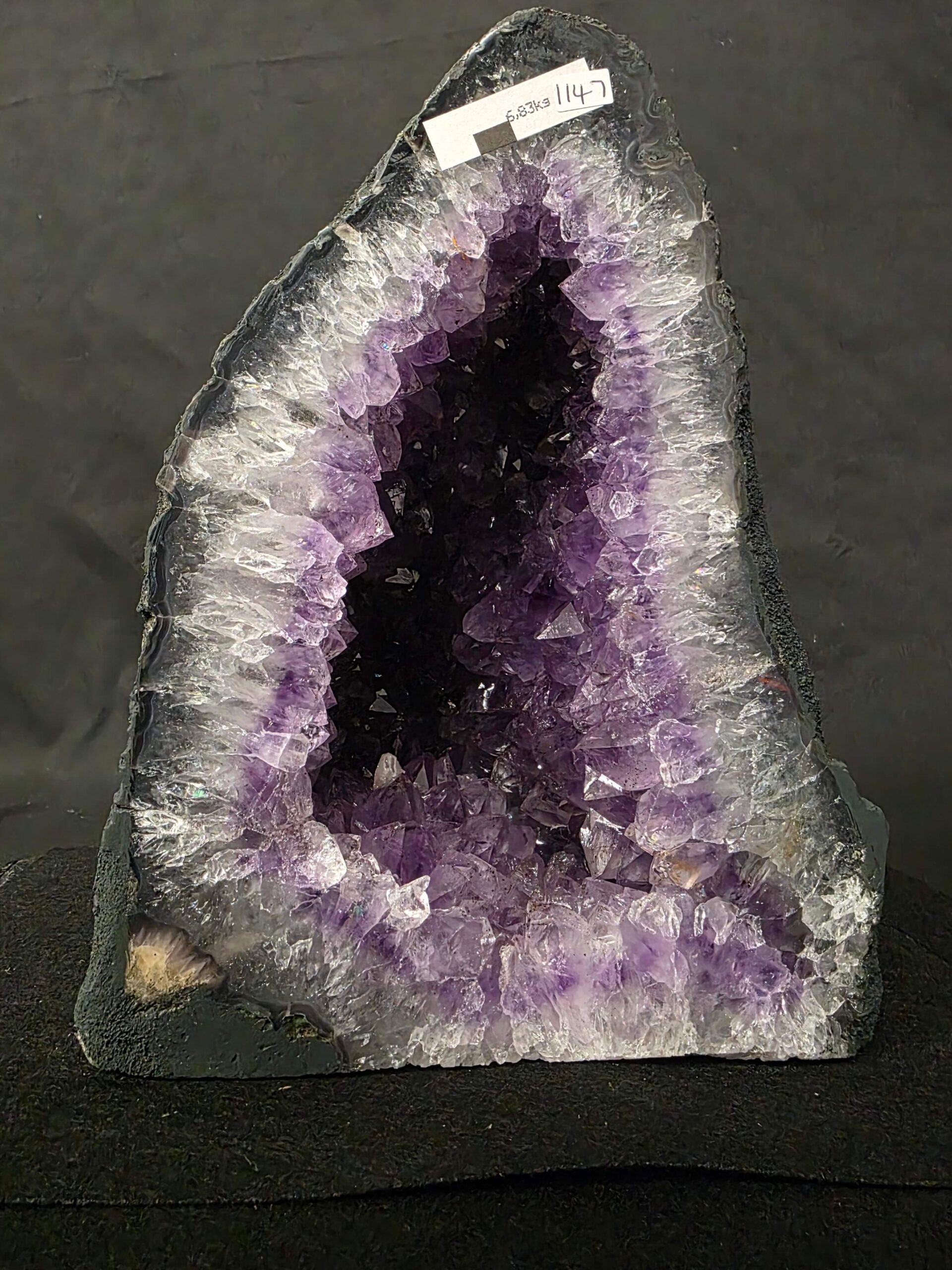Amethyst Crystal Geode 1147 Premium Queen Grade 6.83kg H25xW19xD15cm - Image 6