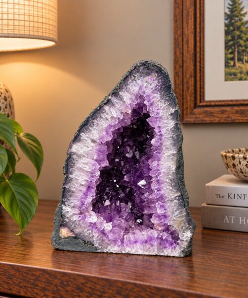 Amethyst Crystal Geode 1147 Premium Queen Grade 6.83kg H25xW19xD15cm