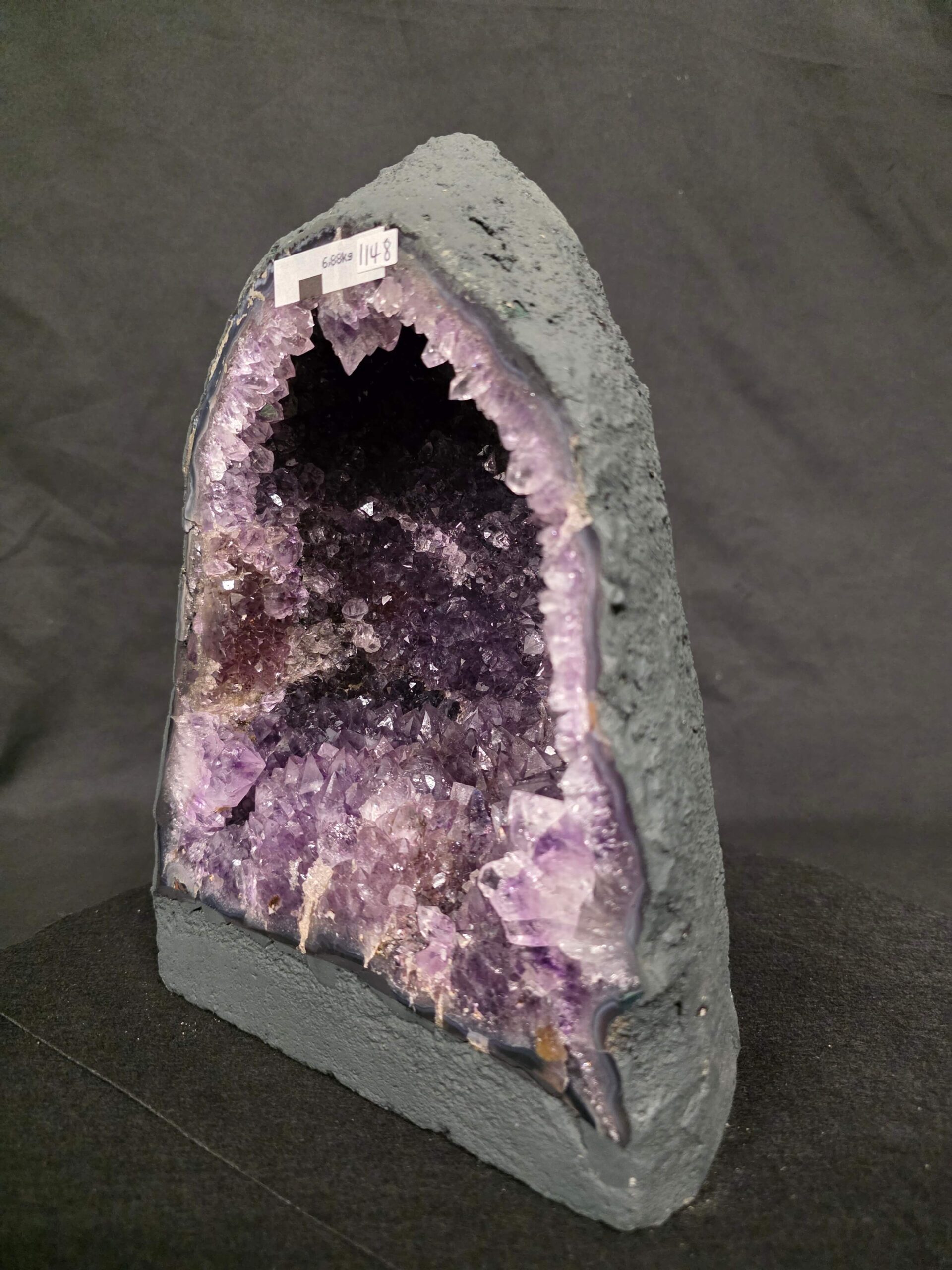 Amethyst Crystal Geode 1148 Premium Queen Grade 6.88kg H28xW19xD13cm - Image 4