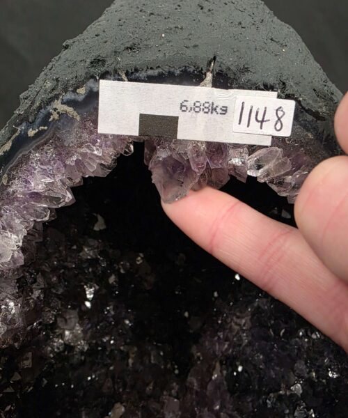 Amethyst Crystal Geode 1148 Premium Queen Grade 6.88kg H28xW19xD13cm - Image 9