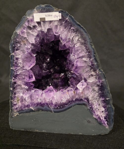 Alternative view of Amethyst Crystal Geode 1149 Premium Queen Grade 8.38kg H23xW21xD16cm