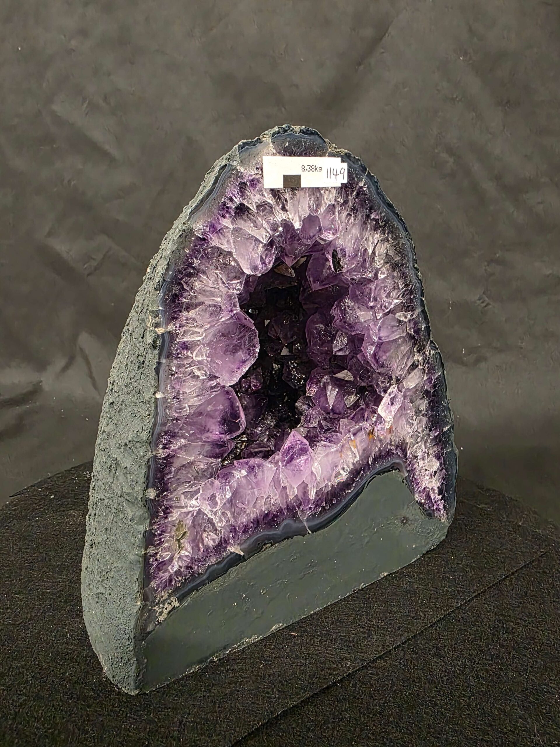 Amethyst Crystal Geode 1149 Premium Queen Grade 8.38kg H23xW21xD16cm - Image 3