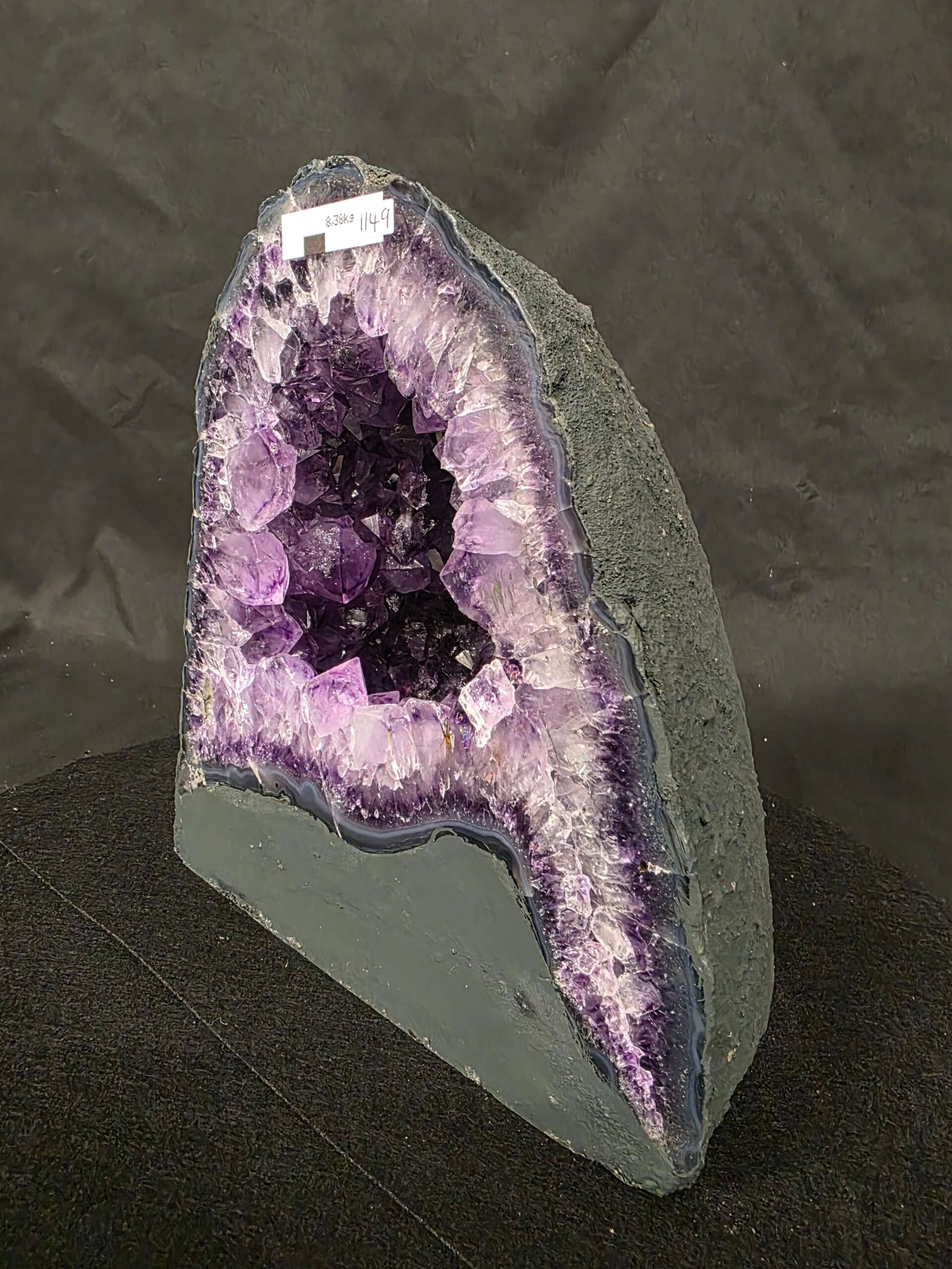 Amethyst Crystal Geode 1149 Premium Queen Grade 8.38kg H23xW21xD16cm - Image 4