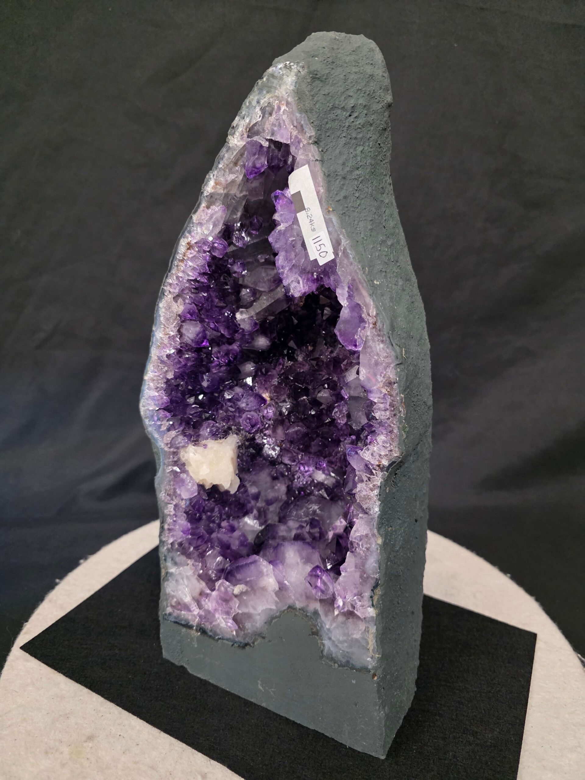 Amethyst Crystal Geode 1150 Premium Queen Grade 8.24kg H37xW16xD12cm - Image 3