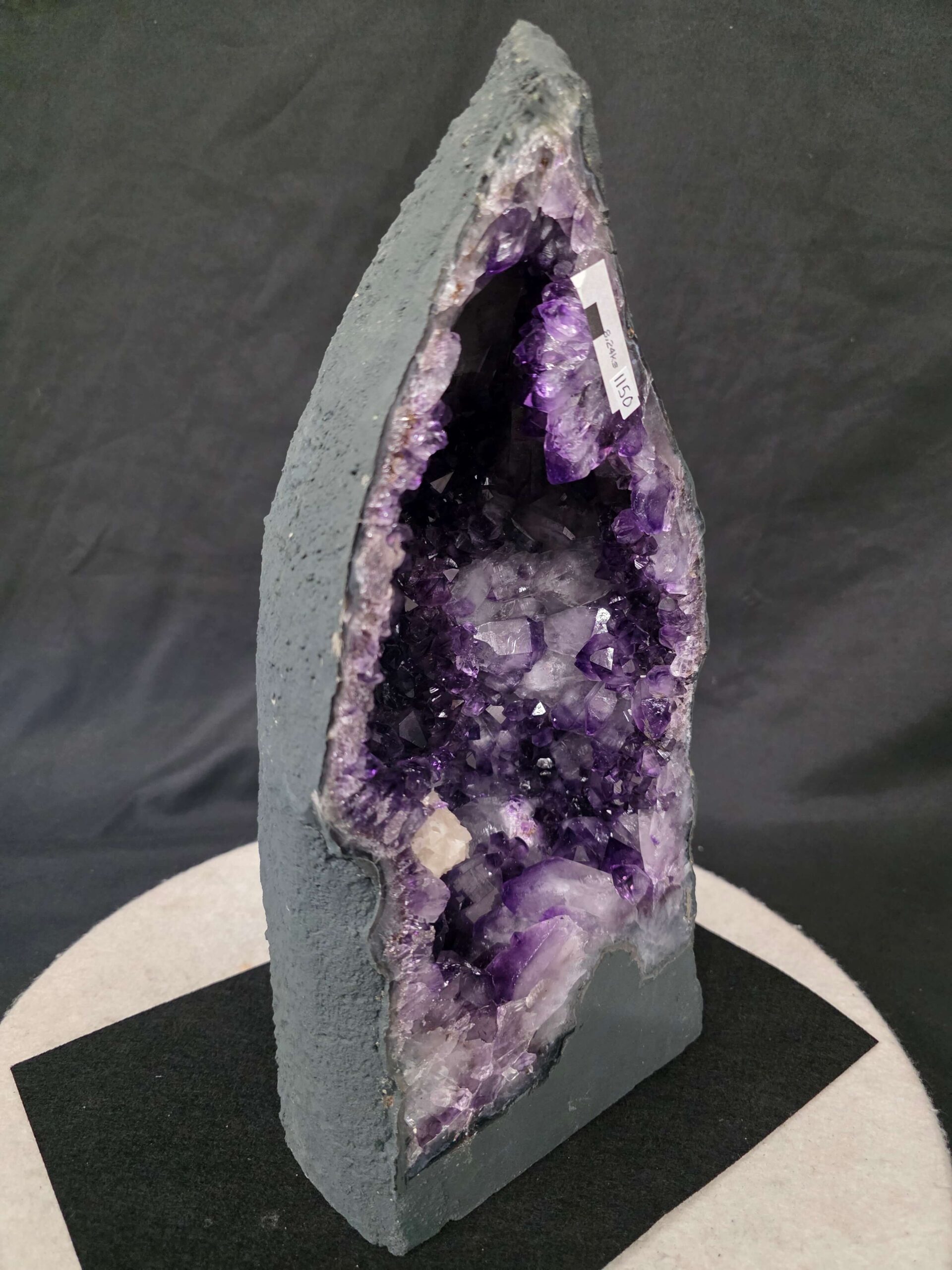 Amethyst Crystal Geode 1150 Premium Queen Grade 8.24kg H37xW16xD12cm - Image 4