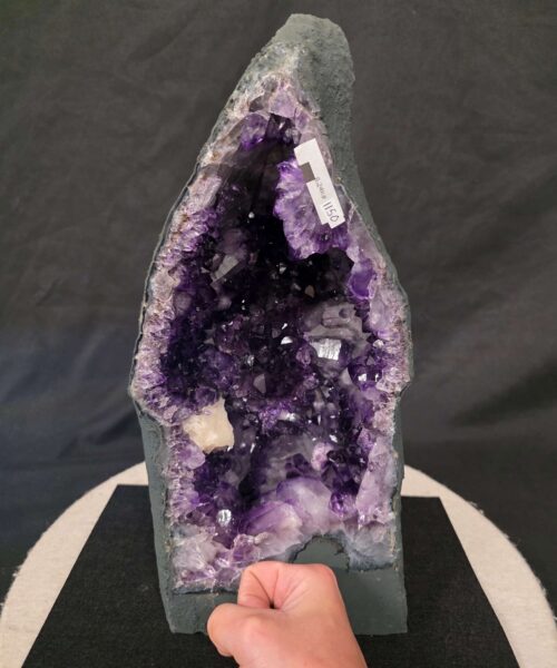 Amethyst Crystal Geode 1150 Premium Queen Grade 8.24kg H37xW16xD12cm - Image 5