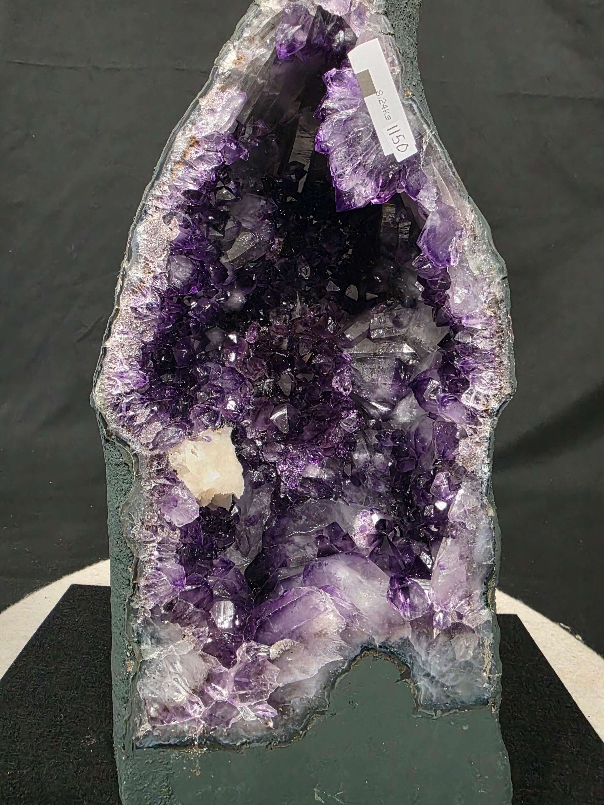 Amethyst Crystal Geode 1150 Premium Queen Grade 8.24kg H37xW16xD12cm - Image 10