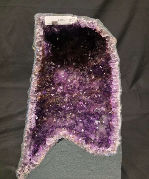 Alternative view of Amethyst Crystal Geode 1155 Premium Queen Grade 6.57kg H30xW20xD10cm
