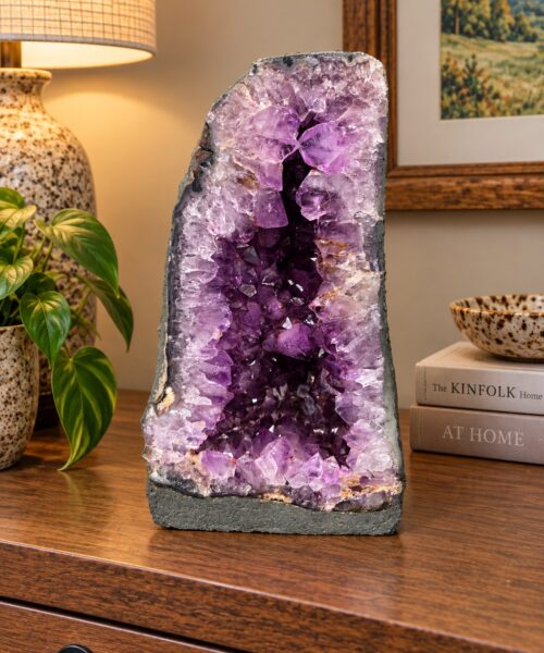 Amethyst Crystal Geode 1156 Premium Queen Grade 8.9kg H33xW19xD12cm