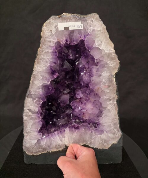 Amethyst Crystal Geode 1157 Premium Queen Grade 9.11kg H32xW23xD10cm - Image 5