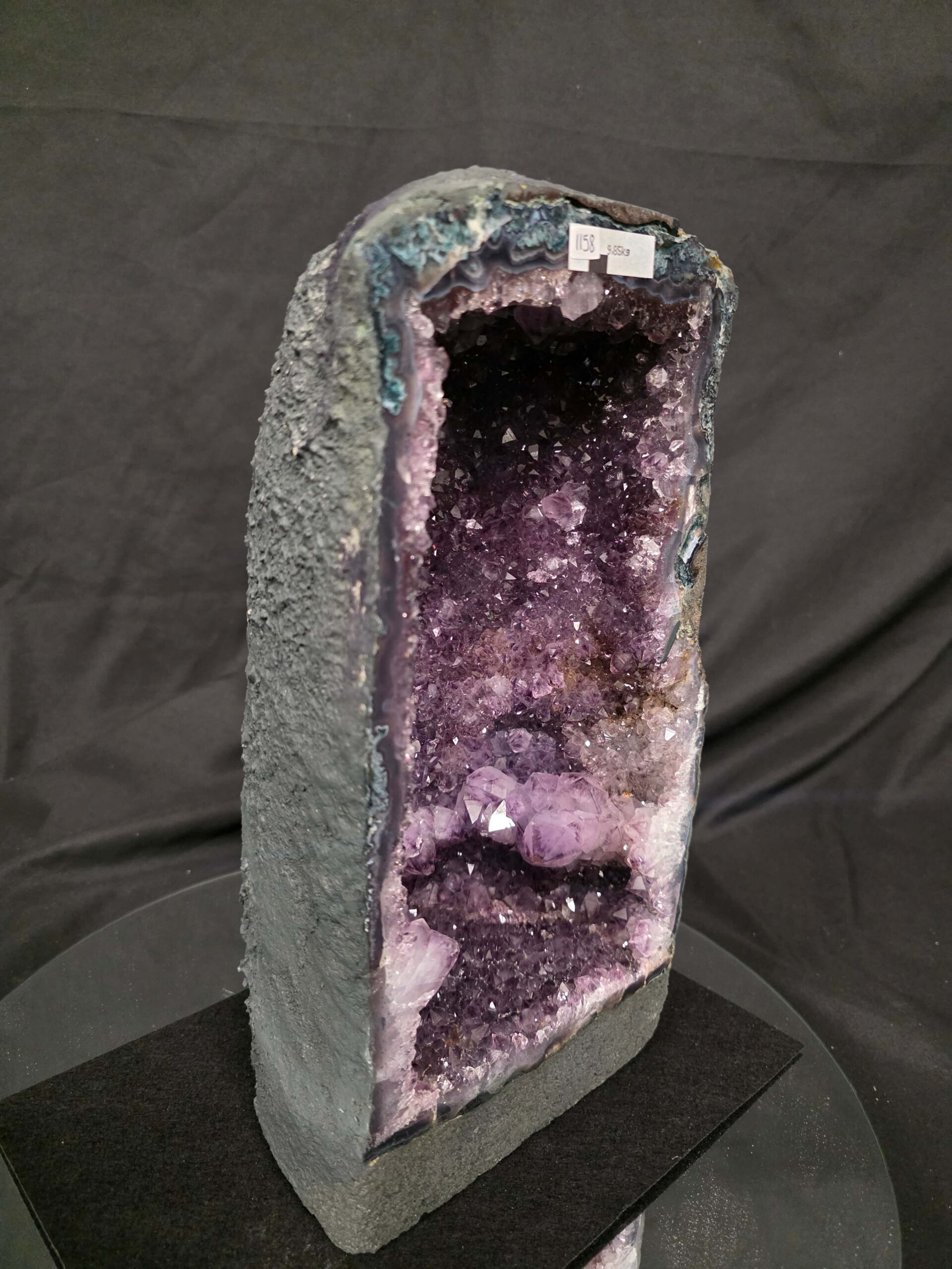 Amethyst Crystal Geode 1158 Premium Queen Grade 9.85kg H34xW18xD13cm - Image 3