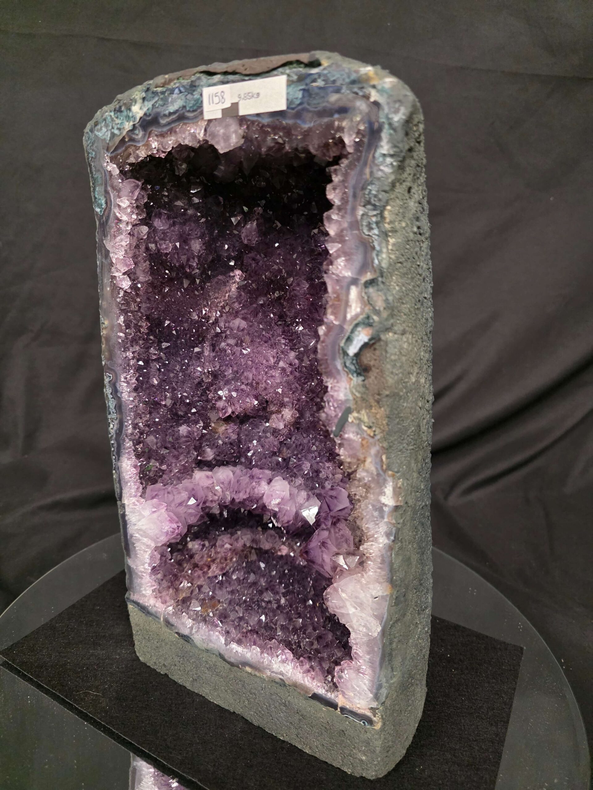 Amethyst Crystal Geode 1158 Premium Queen Grade 9.85kg H34xW18xD13cm - Image 4