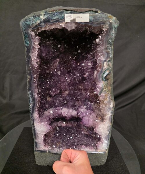 Amethyst Crystal Geode 1158 Premium Queen Grade 9.85kg H34xW18xD13cm - Image 5
