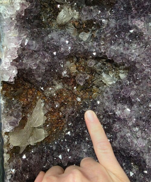 Tall Amethyst Crystal Geode 1161 Premium Queen Grade 9.54kg H61.5xW18xD9cm - Image 11
