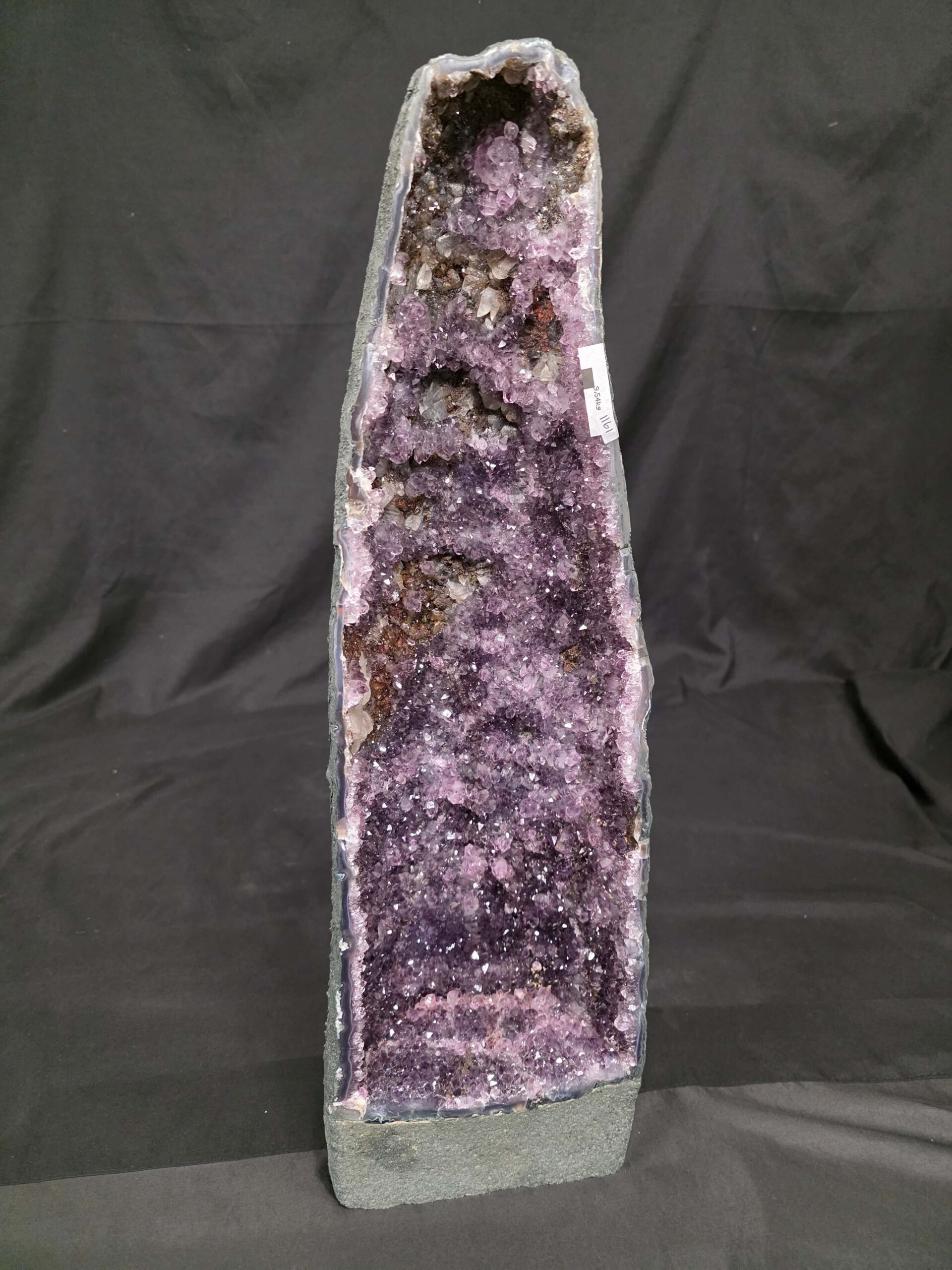 Tall Amethyst Crystal Geode 1161 Premium Queen Grade 9.54kg H61.5xW18xD9cm - Image 3