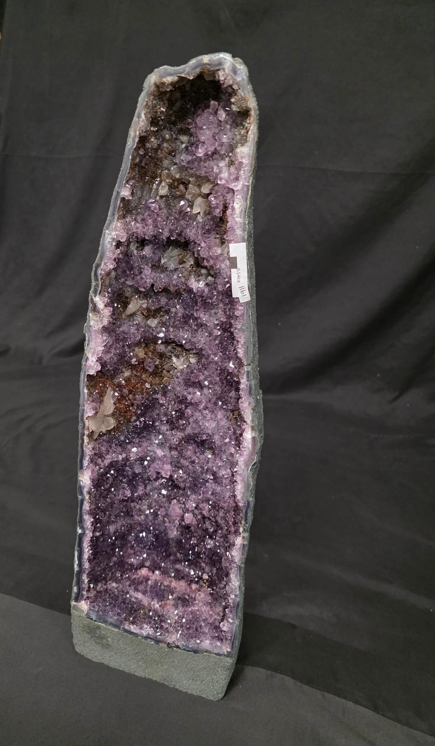 Tall Amethyst Crystal Geode 1161 Premium Queen Grade 9.54kg H61.5xW18xD9cm - Image 4