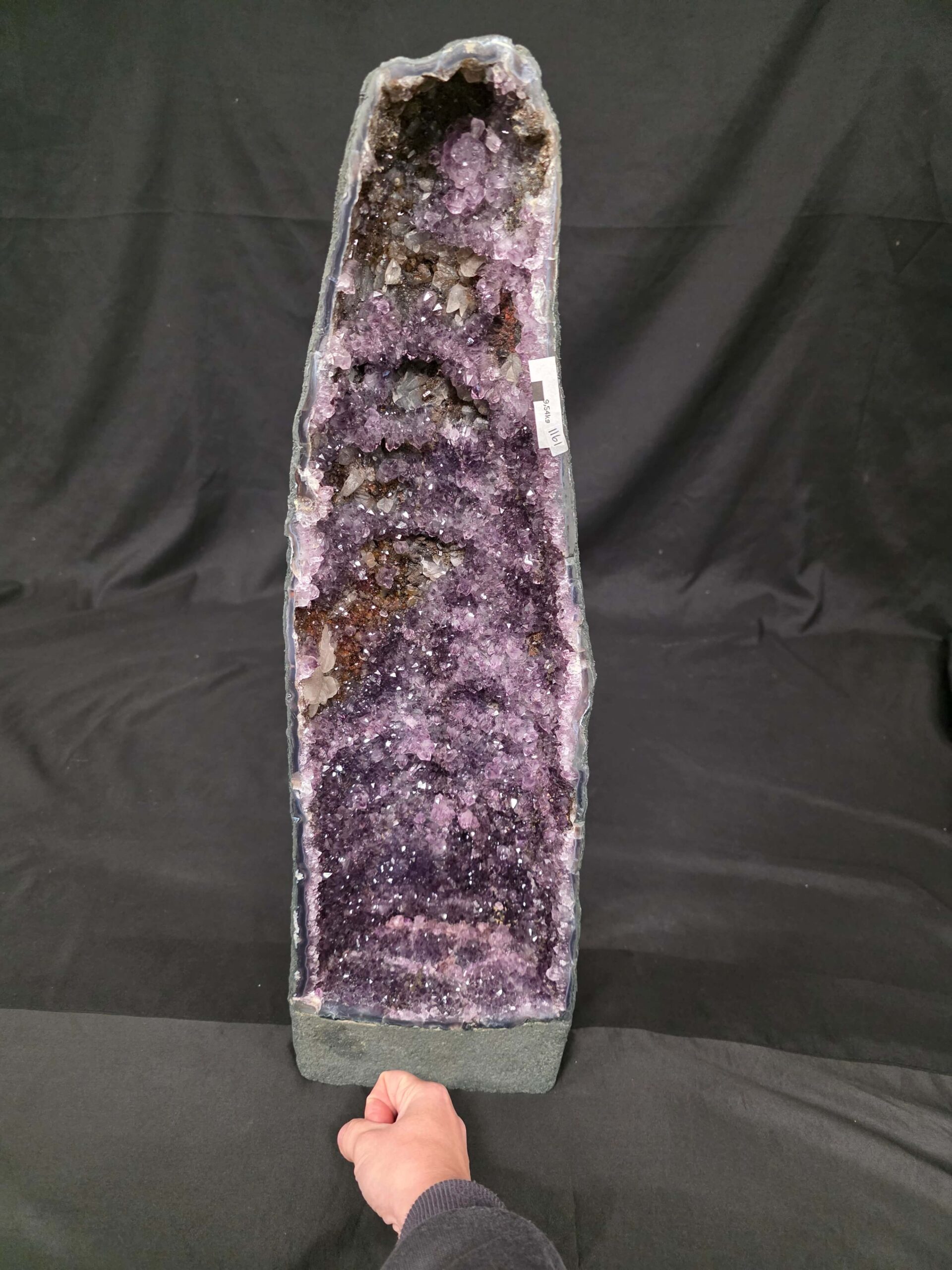 Tall Amethyst Crystal Geode 1161 Premium Queen Grade 9.54kg H61.5xW18xD9cm - Image 5