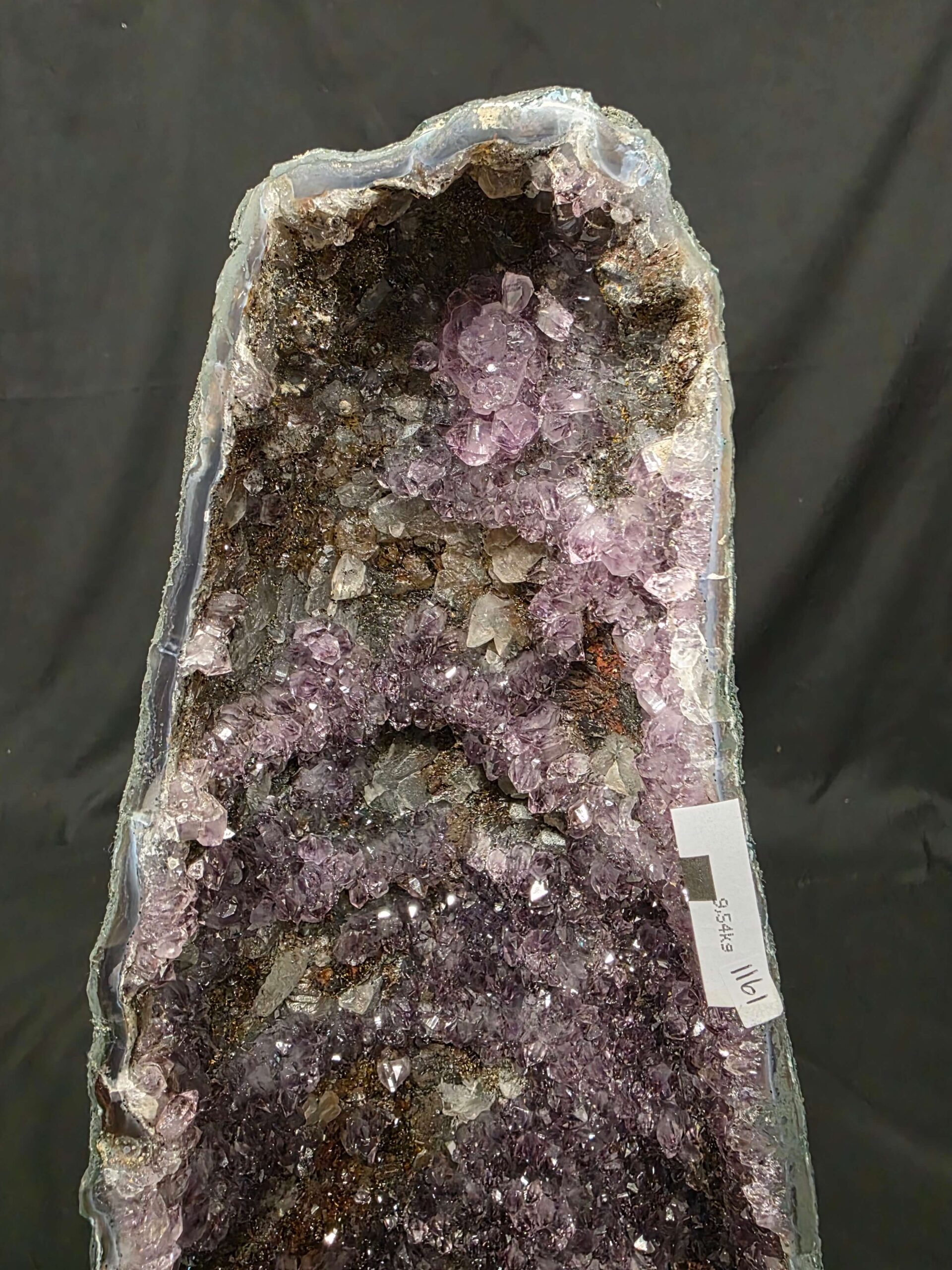 Tall Amethyst Crystal Geode 1161 Premium Queen Grade 9.54kg H61.5xW18xD9cm - Image 7