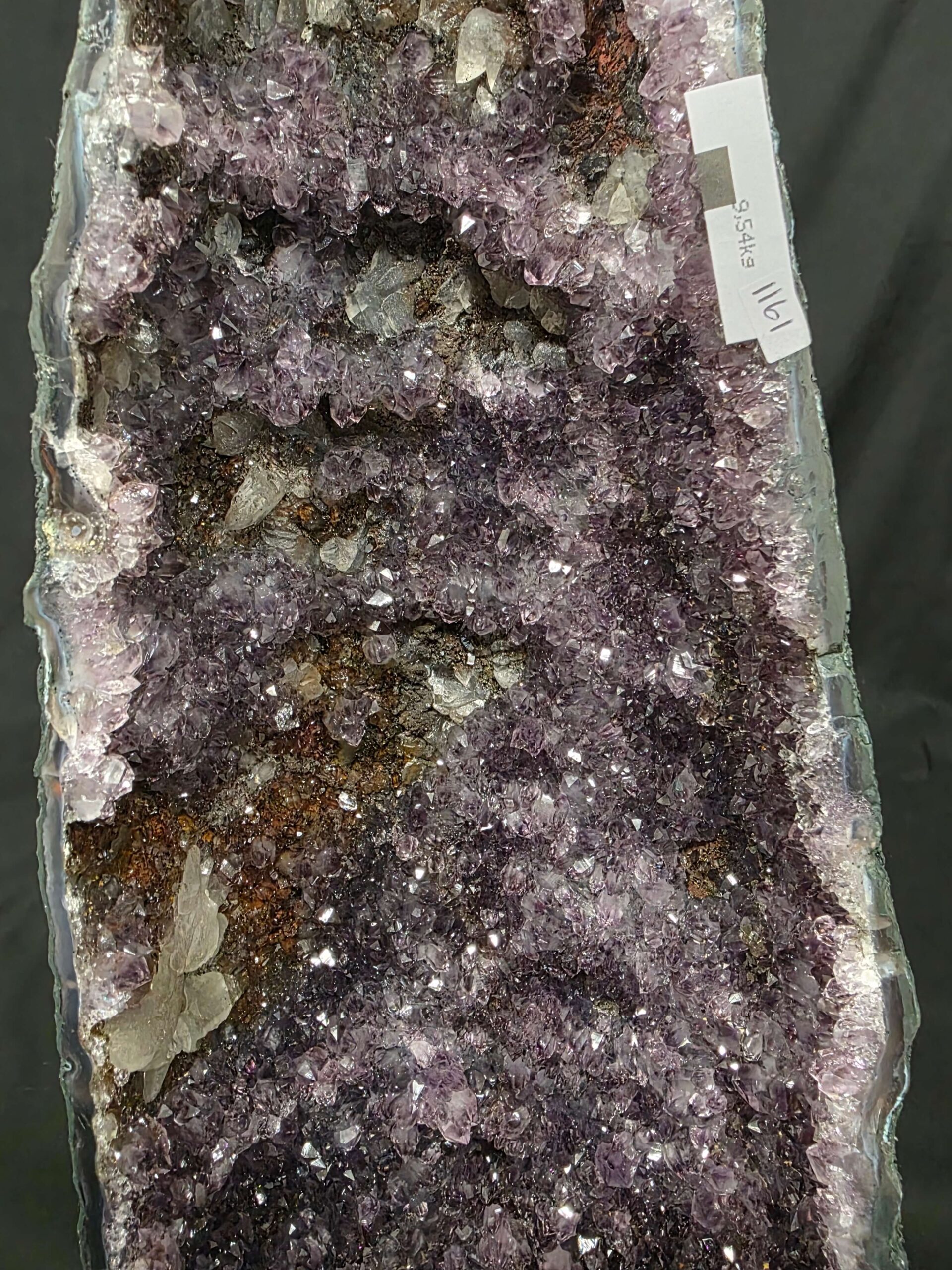 Tall Amethyst Crystal Geode 1161 Premium Queen Grade 9.54kg H61.5xW18xD9cm - Image 8