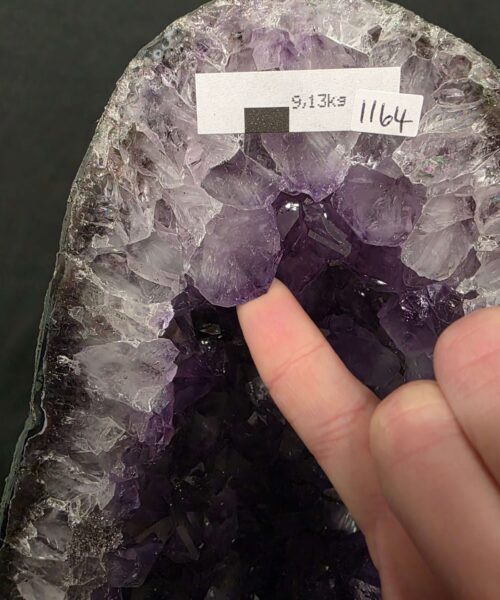 Amethyst Crystal Geode 1164 Premium Queen Grade 9.13kg H35xW19xD13cm - Image 7