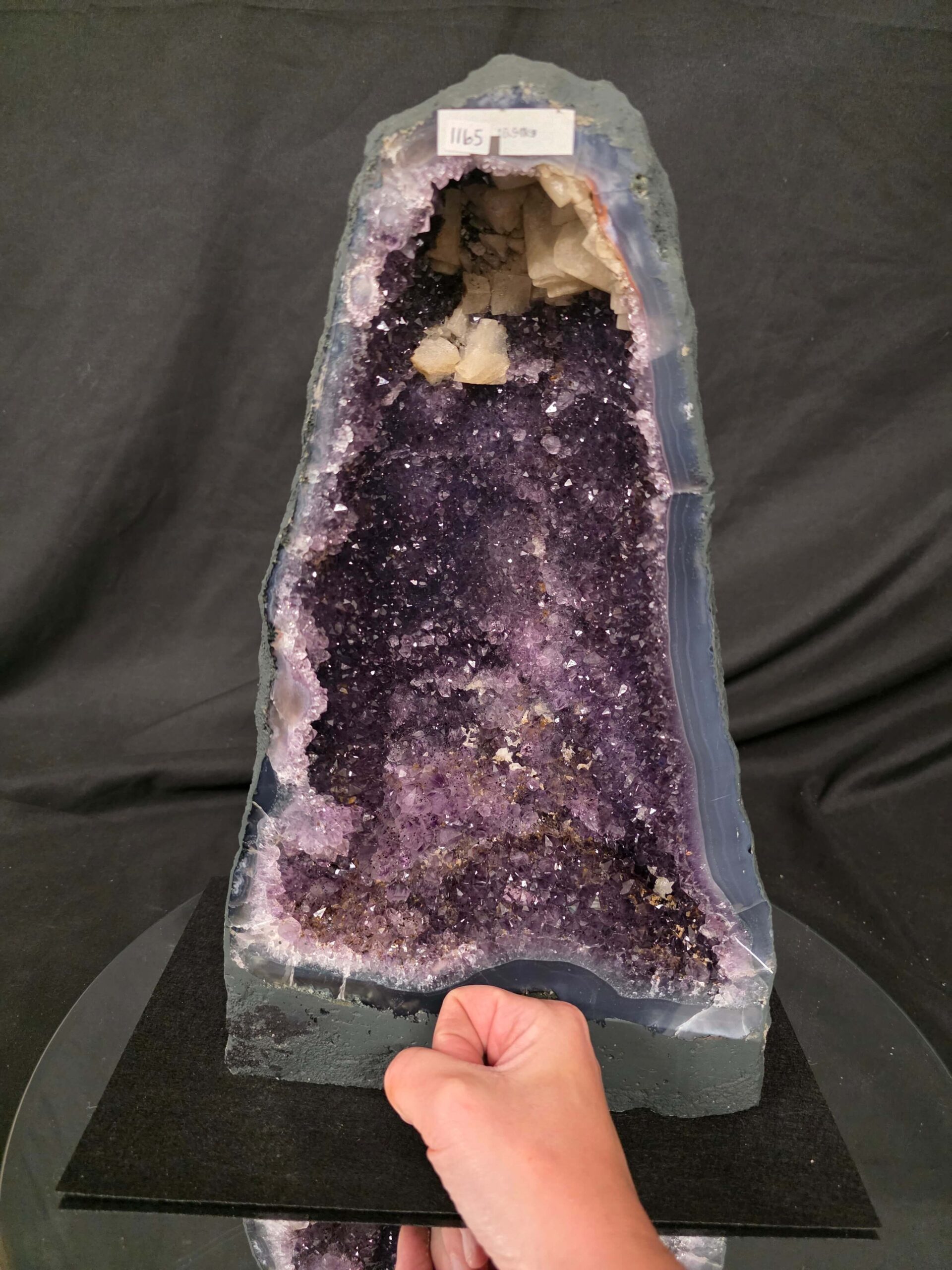 Amethyst Crystal Geode 1165 Premium Queen Grade 10.94kg H38xW22xD12cm - Image 5