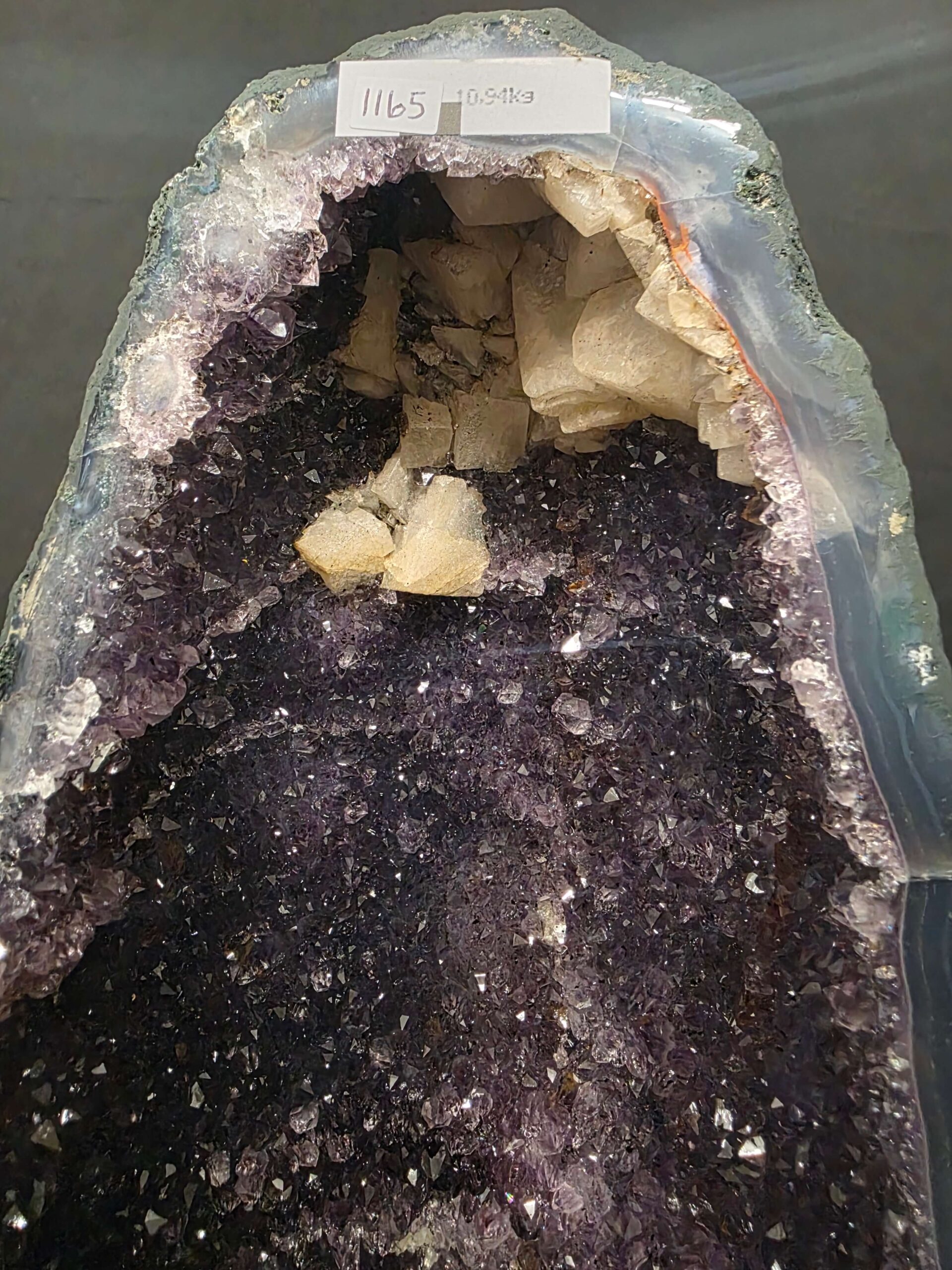 Amethyst Crystal Geode 1165 Premium Queen Grade 10.94kg H38xW22xD12cm - Image 6