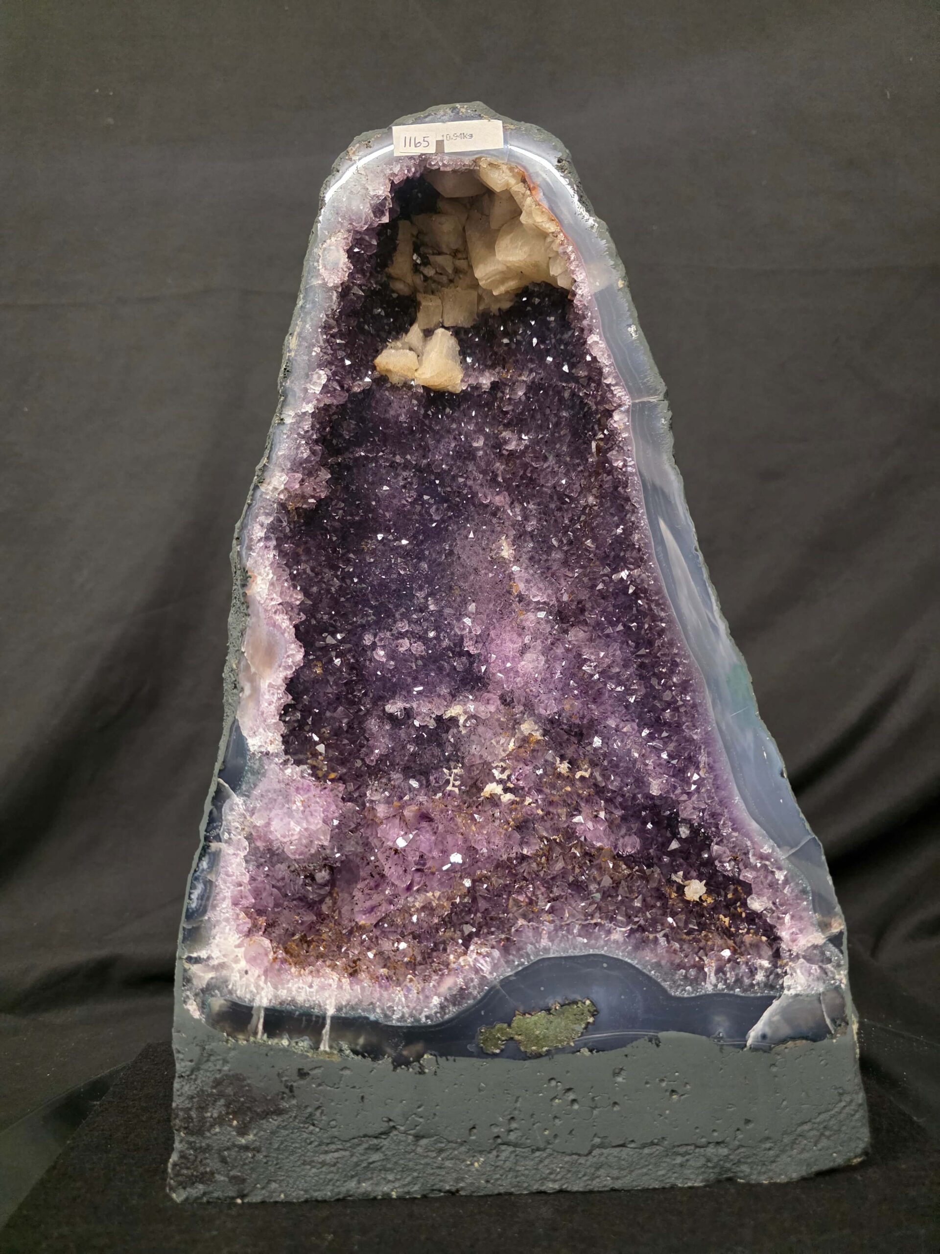 Amethyst Crystal Geode 1165 Premium Queen Grade 10.94kg H38xW22xD12cm - Image 9