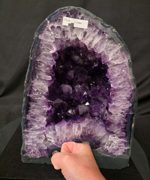 Amethyst Crystal Geode 1166 Premium Queen Grade 14.2kg H30xW23xD16cm - Image 5
