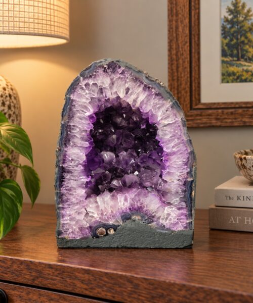 Amethyst Crystal Geode 1166 Premium Queen Grade 14.2kg H30xW23xD16cm