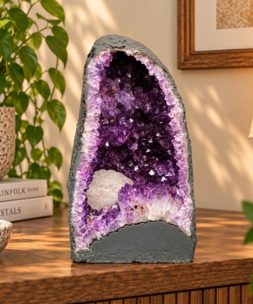 Amethyst Crystal Geode 1167 Premium Queen Grade 14.28kg H38xW21xD18cm