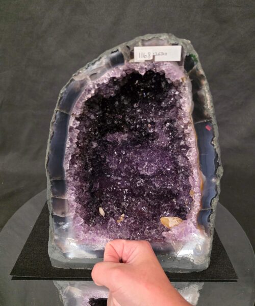 Amethyst Crystal Geode 1168 Premium Queen Grade 13.63kg H29xW22xD20cm - Image 5