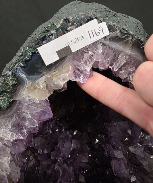 Amethyst Crystal Geode 1169 Premium Queen Grade 10.52kg H32xW19xD15cm - Image 8
