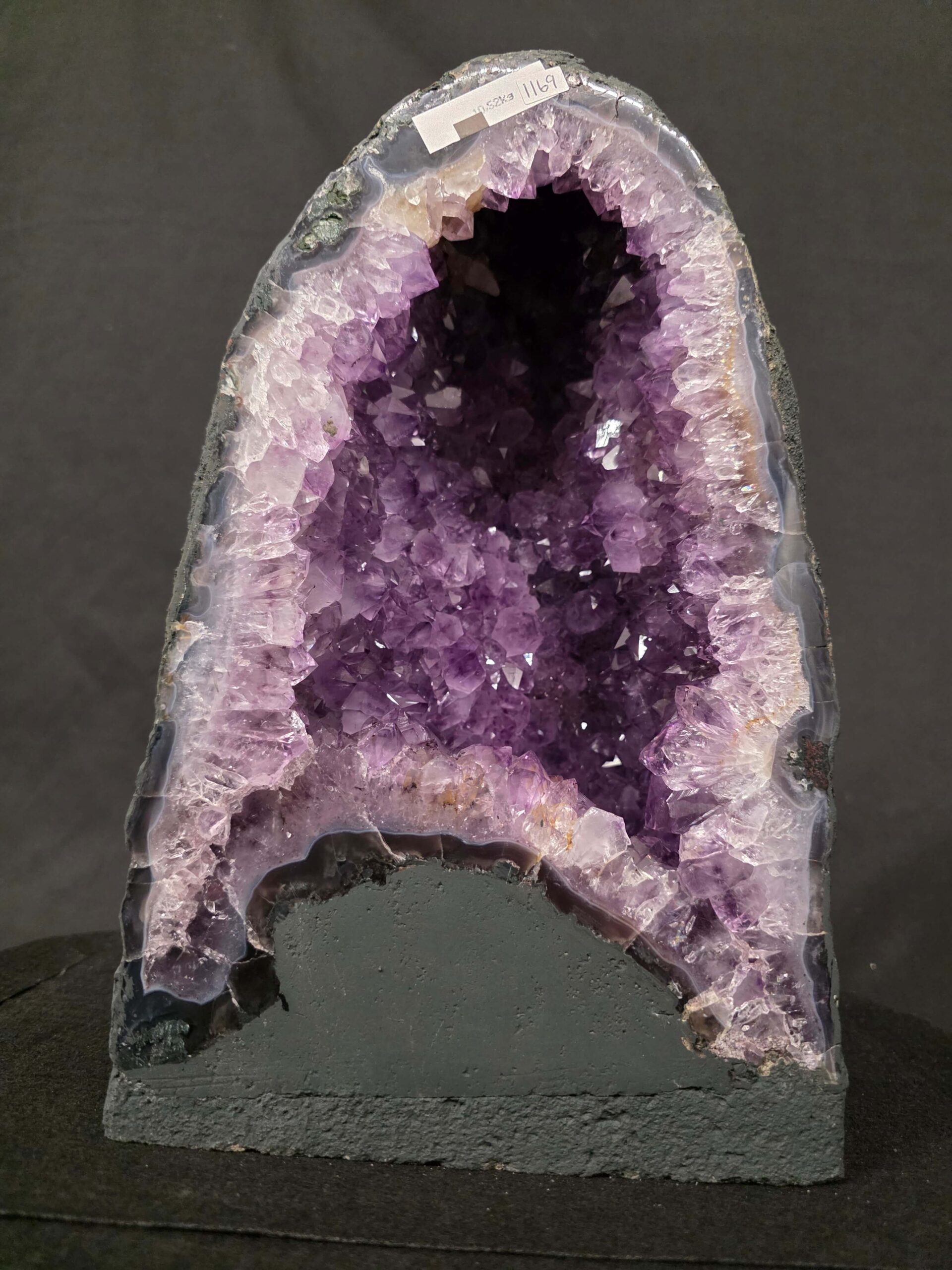 Amethyst Crystal Geode 1169 Premium Queen Grade 10.52kg H32xW19xD15cm - Image 10
