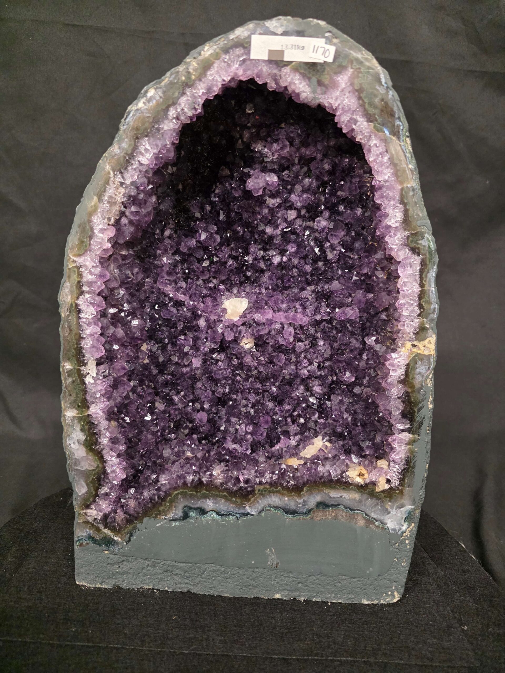 Amethyst Crystal Geode 1170 Premium Queen Grade 13.31kg H36xW24xD12cm - Image 2